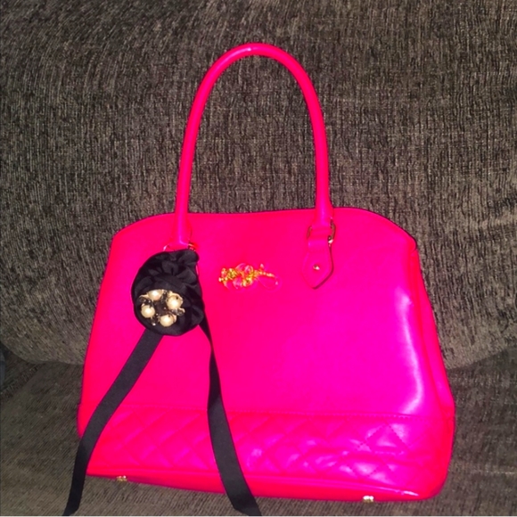 Betsey Johnson Pink Purse - Picture 1 of 4